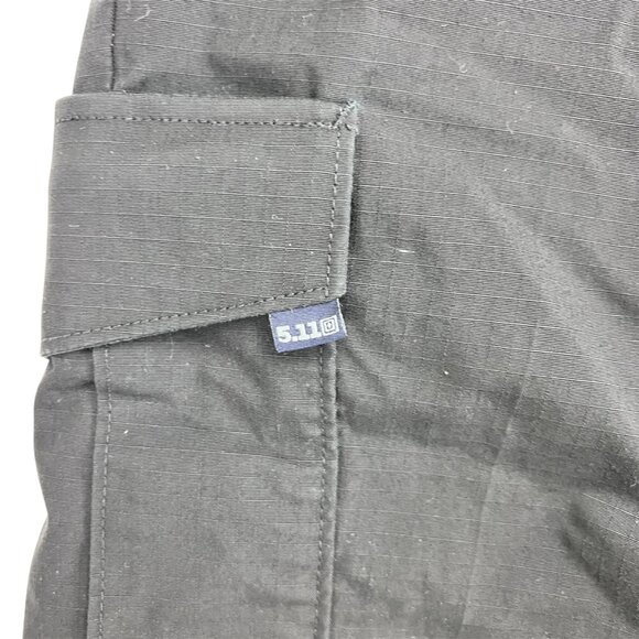 5.11 Tactical Series Black Women's Pants Cargo Pockets Stretch Waist Size 10 - Picture 6 of 12